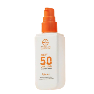 Estelin Brightening & Anti-Aging UVA UVB Sunscreen Lotion SPF50 PA 75gm