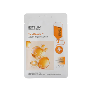 Estelin 3x Vitamin C + Arbutin Brightening Mask 25G